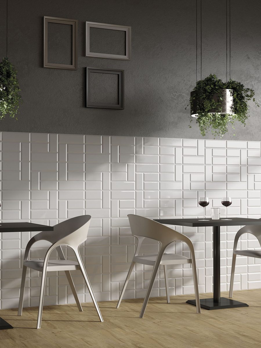 Art Decor · 3D Art White 25 × 75