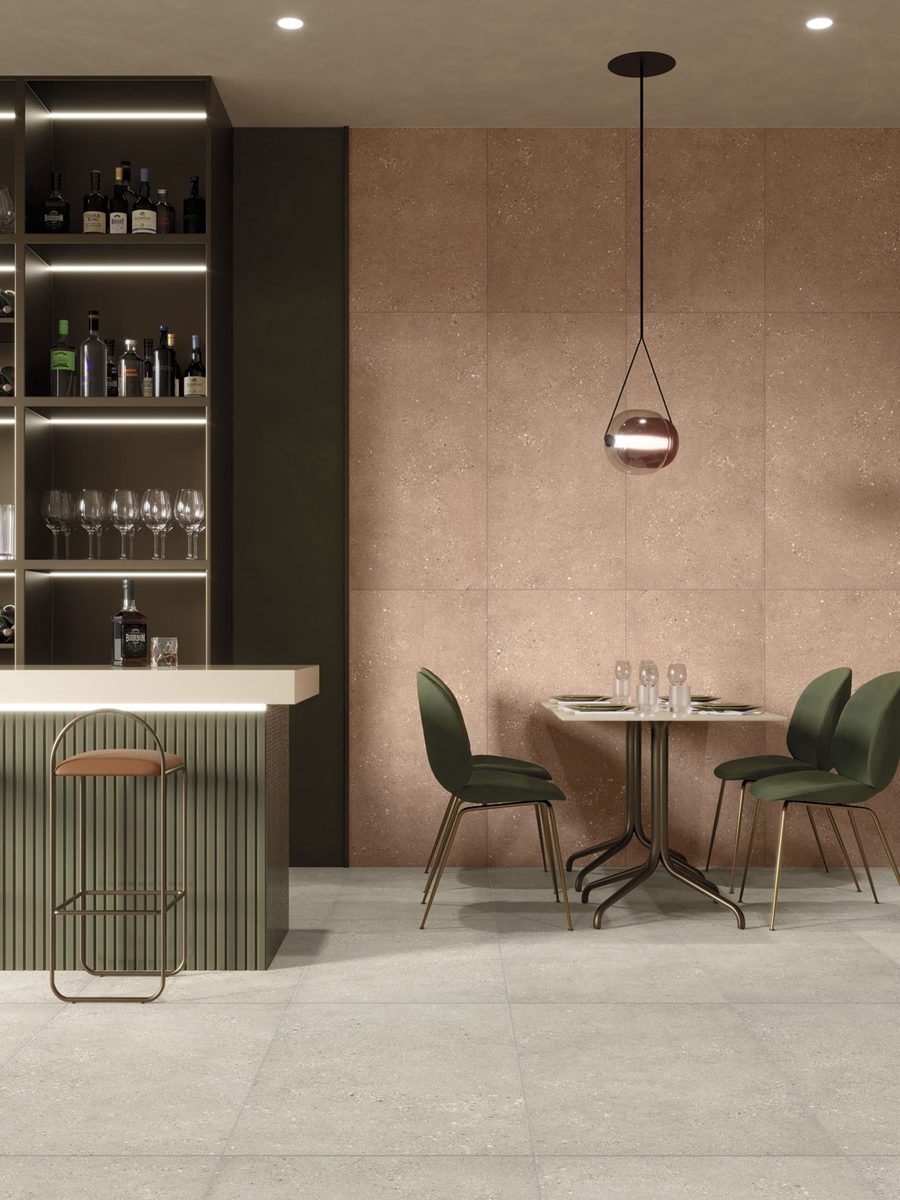 Stratos · Cotto 60 × 120 + Beige 60 × 120
