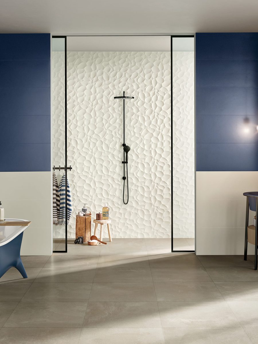Genesis · Deep Blue + White + Leaf White