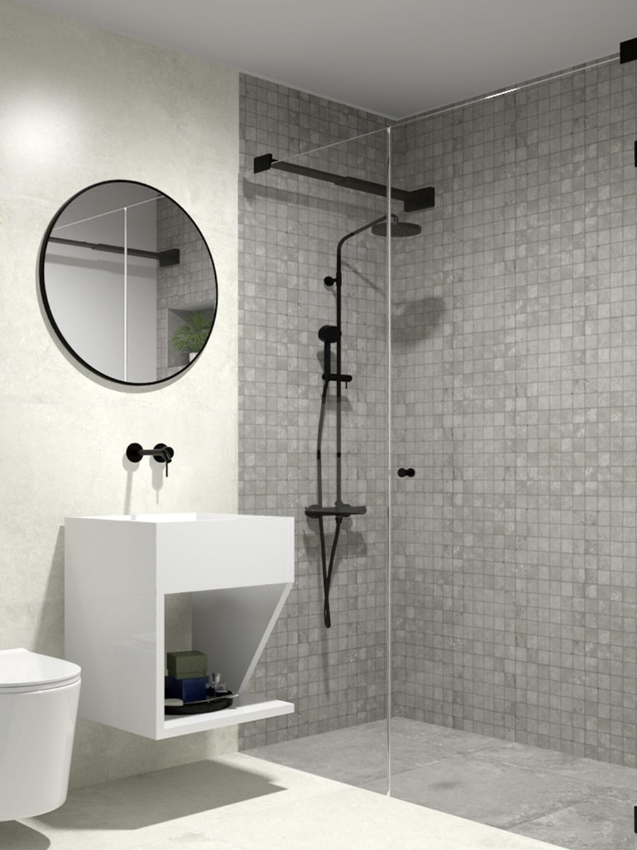 Evoke · White Touch + Mosaic Evoke + White/Grey NR